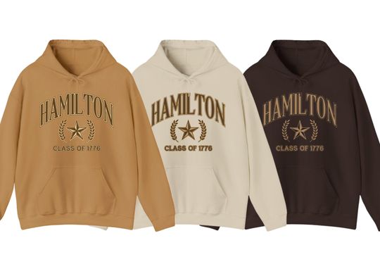 Discover Hamilton Musical Hoodie with Broadway Quote, Theatre Jumper, Cast Sweatshirt
