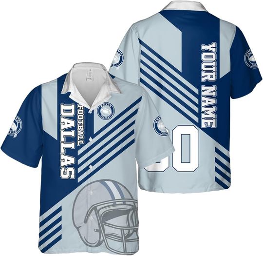 Discover Personalized Dallas Football Team Cowboys Hawaiian Shirts for Men, Gift for Fan