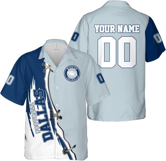 Discover Personalized Dallas Football Team Cowboys Hawaiian Shirts for Men, Gift for Fan