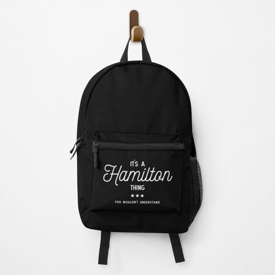 Discover Hamilton Thing Black Backpack