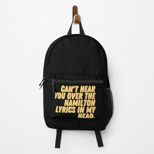 Discover Hamilton Lyrics Backpack