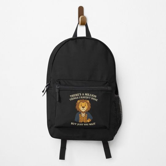 Discover Hamilton Lion Just You Wait Backpack