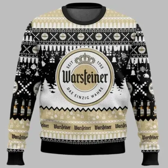 Discover Warsteiner German Beer Ugly Christmas Sweater