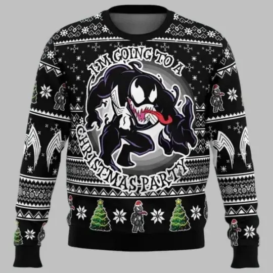 Venom Christmas Party Ugly Christmas Sweater