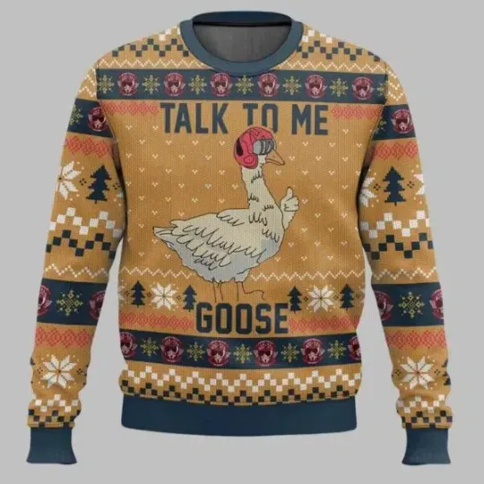 Discover Top gun Talk to me Goose Ugly Christmas Sweater