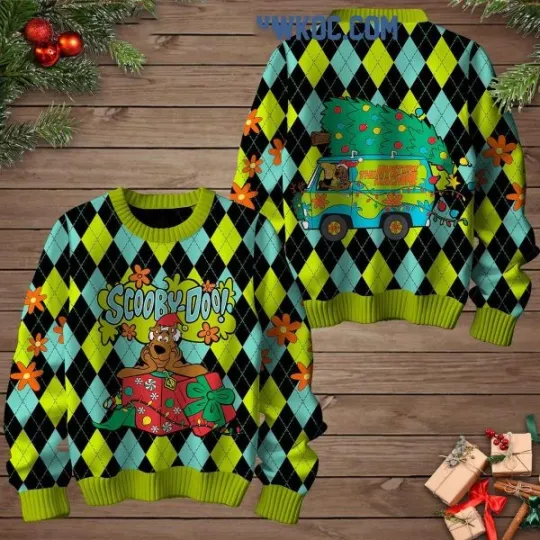 Discover Scooby-Doo Happy Christmas Be Merry Ugly Sweater