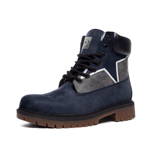 Dallas Cowboy Inspired Casual Leather Boots