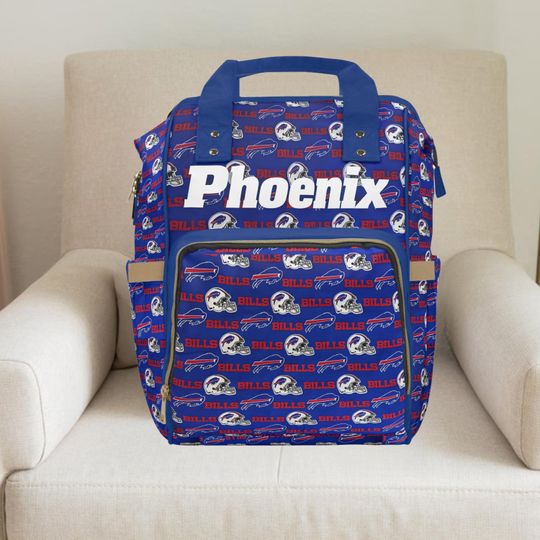 Discover Buffalo bills,Buffalo bills Backpack Buffalo bills gift,Football,Boy diaper bag,Custom diaper bag,Custom football,football baby shower,