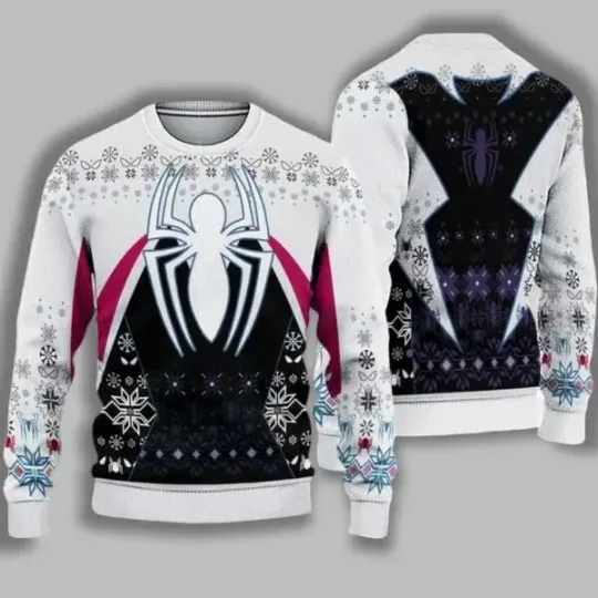 Spider Man Gwen Stacy Ugly Christmas Sweater