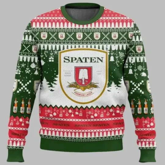 Discover Spaten German Beer Ugly Christmas Sweater