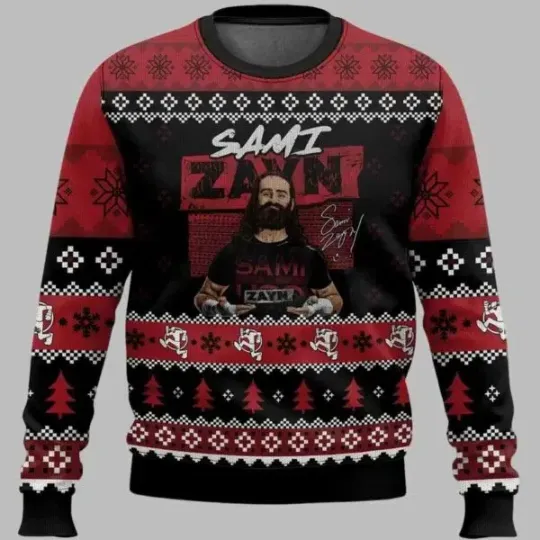 Discover Sami Zayn Ugly Christmas Sweater