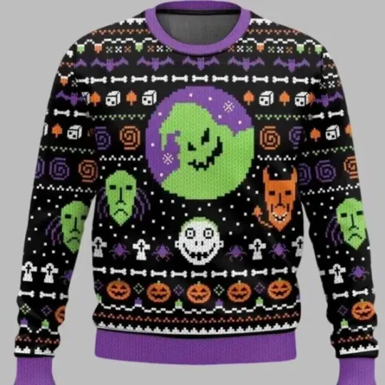 Oogie Boogie Ugly Christmas Sweater