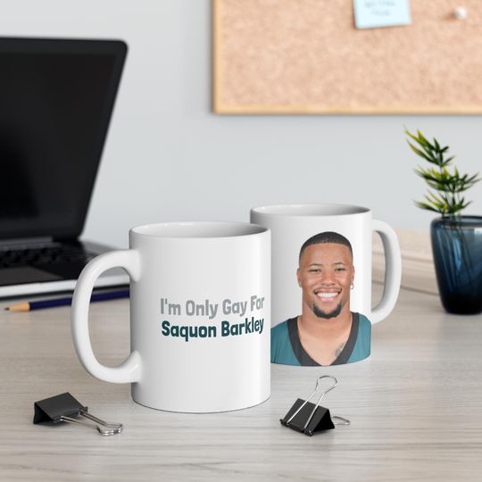 Discover Funny Saquon Barkley Philadelphia Eagles Mug - football Fan Humor