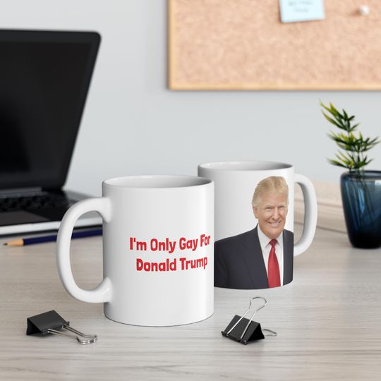 Discover Funny Donald Trump Mug - MAGA Political Humor Gift