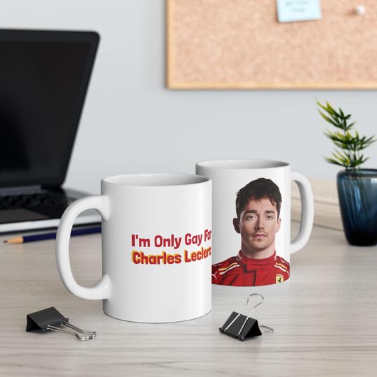 Discover Funny Charles Leclerc Ferrari F1 Mug - Formula 1 Fan Humor