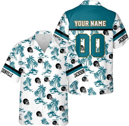 Discover Personalized Jacksonville Football Team Jaguars Hawaiian Shirts for Men, Gift for Fan
