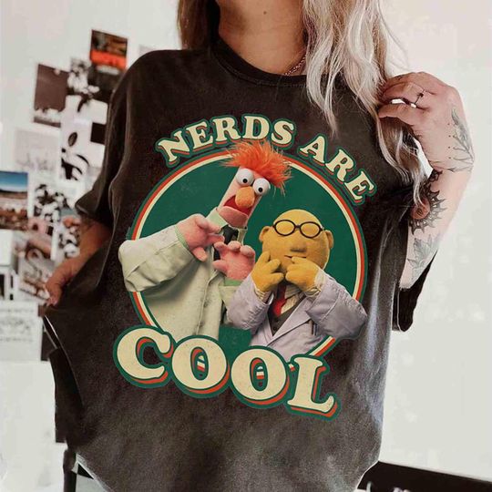 Discover Funny Disney The Muppets Show Beaker Bunsen Nerds Are Cool Retro Shirt, Kermit Piggy Gonzo Tee, Disneyland Family Holiday Vacation Trip