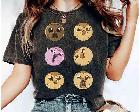 Discover Disney The Owl House Comfort Color T-shirt, Funny Hooty Emotions Meme Shirt, Hooty King Shirt, Disneyland Family Vacation 2025 Holiday Trip
