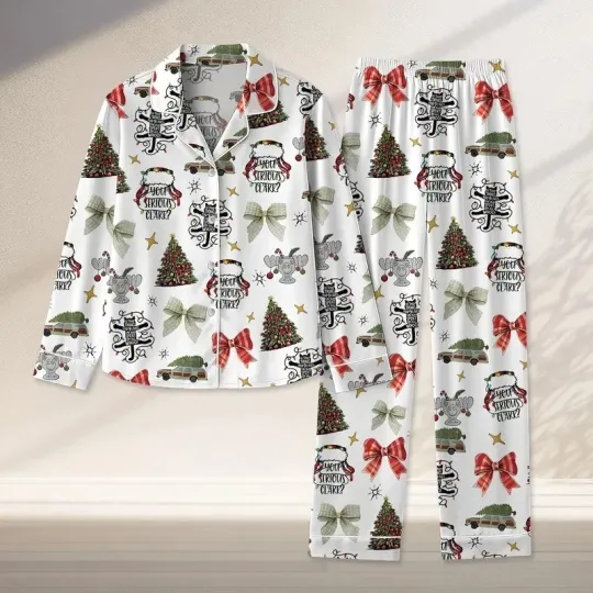 Discover It’s A Beaut Clark Christmas Vacation Pajama Set, Griswold Holiday PJs