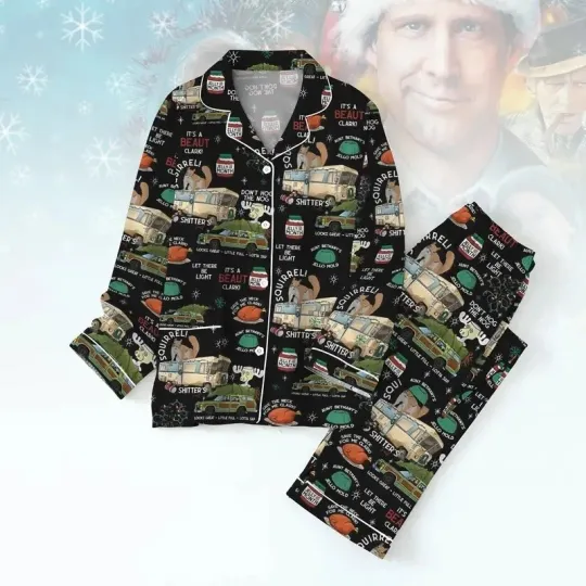 Discover Christmas Griswold Pajama Set, Christmas Vacation Movie PJs for Women