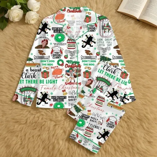 Discover It’s a Beaut Clark Women’s Christmas Set – Soft Holiday Long Sleeve PJs