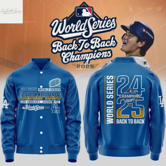 Discover Dodger Back To Back 2025 Baseball Jacket Gift For Christmas