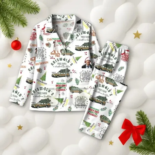 Discover Griswold Pajama Set – Tree Farm Christmas PJs, Funny Family Sleepwear