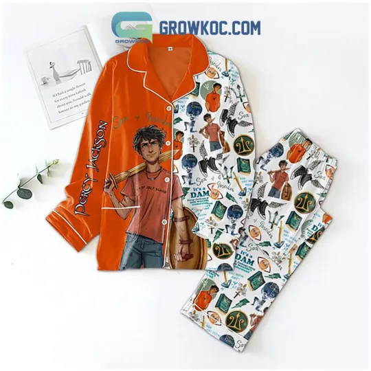 Discover Percy Jackson Movie Half Blood Camp Polyester Pajamas Set