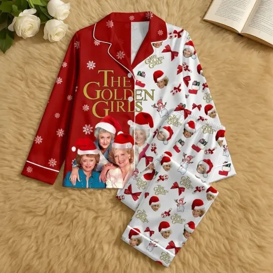 Discover Stay Golden Christmas Pajama Set – Fun Holiday TV Show Family PJs