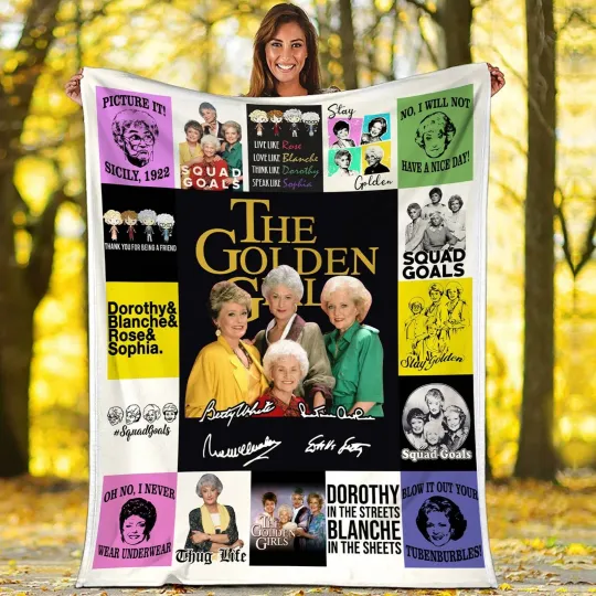 Discover The Golden Girl Blanket The Stay Golden Blanket Stay Golden Gifts For Friends