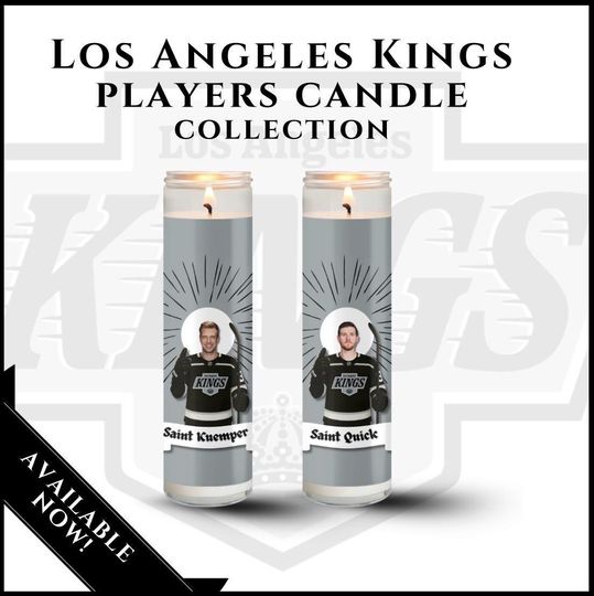 Discover LA Kings Player Candle - Choose Any Player | Hockey Fan Gift