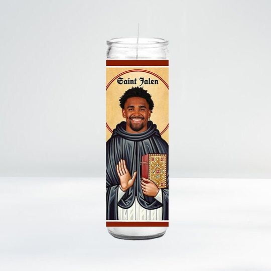 Saint Jalen Celebrity Prayer Candle Decorative Candle