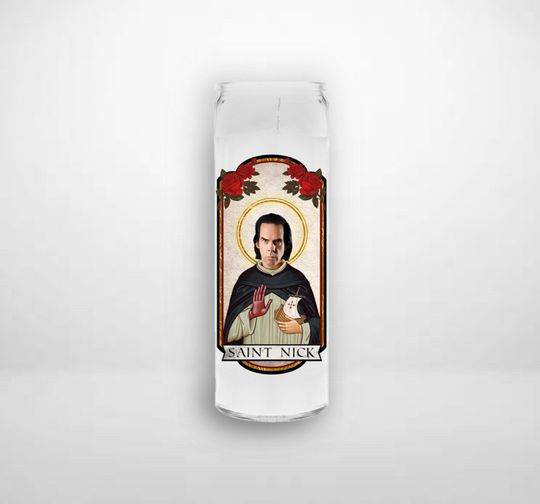 Nick Cave Saint Nick Prayer Candle