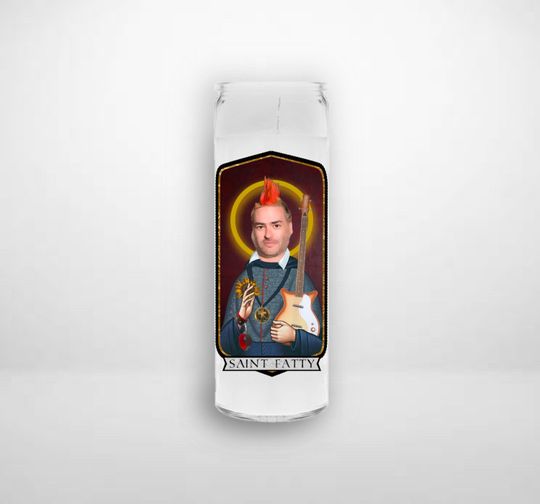 Discover FAT MIKE Nofx Saint Prayer Candle Gift