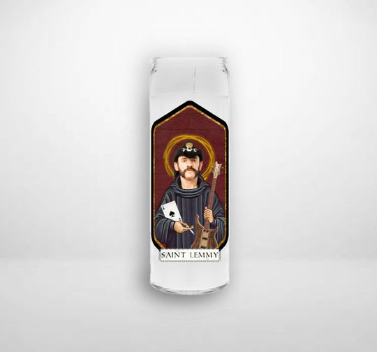 Discover SAINT LEMMY Motrhead Prayer Candle