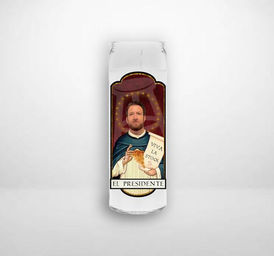 Discover EL PRESIDENTE Dave Portnoy Prayer Candle