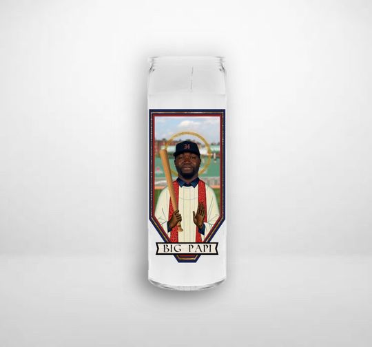 Boston Red Sox David Ortiz Prayer Candle