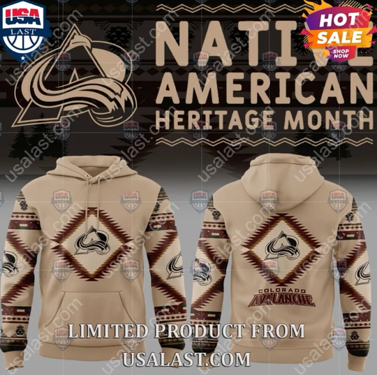 Discover Colorado 1Avalanche Nhl Native American Heritage Month 3D Hoodie