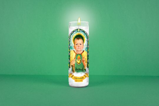Saint Hasbulla Prayer Candle: Funny TikTok Celebrity Gift