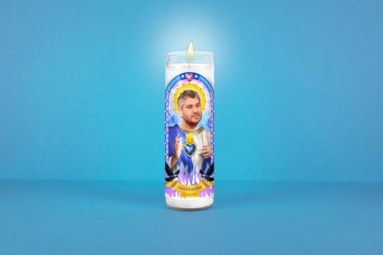 Saint Ethan Klein Prayer Candle: Funny Votive Gift