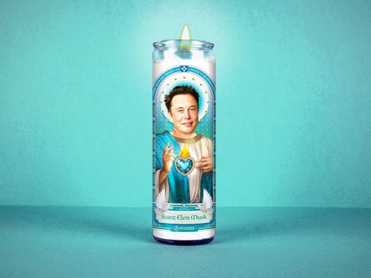 Discover Saint Elon Prayer Candle: Funny Votive Gift