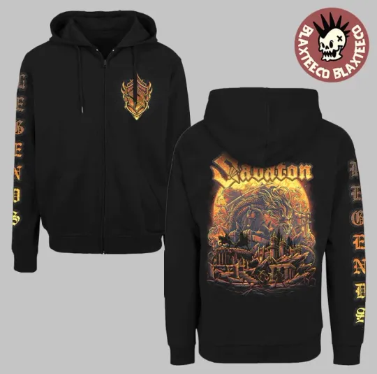 Discover Sabaton Legends Reborn Reimagines Album Artwork Flaming 3D Hoodie