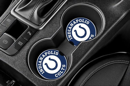 Colts Inspired Car Coasters