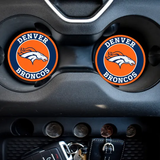 Denver Broncos Car Coasters