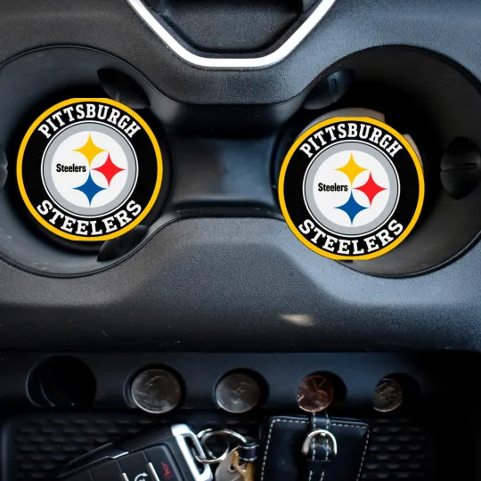 Discover Pittsburgh Steeler  Car Coasters