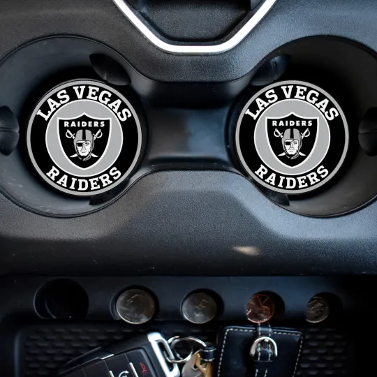 Discover Las Vegas Raiders  Car Coasters
