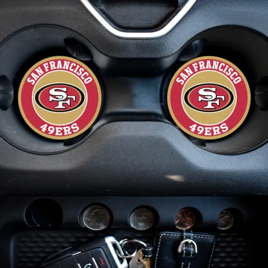 San Francisco 49ers Car Coasters Cup holder Decor