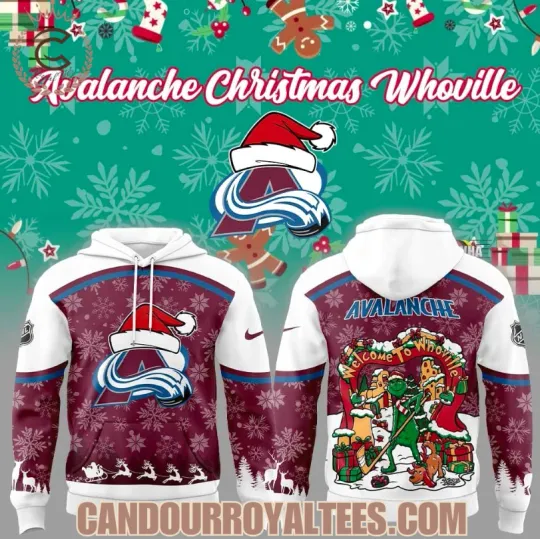 Discover Colorado 1Avalanche Christmas Whoville 3D Hoodie