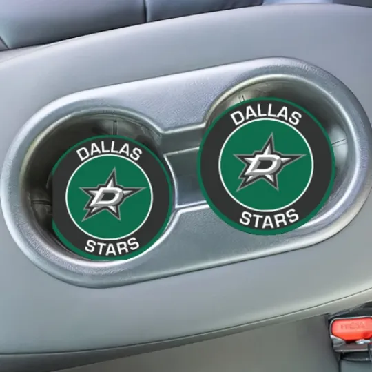Dallas Stars Car Coasters | Car Cup holder Decor | Great Gift
