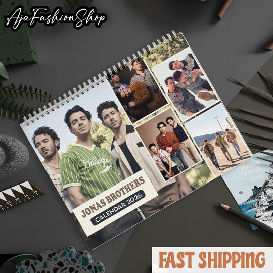 Music Brother Calendar, Music 2026 Calendar Gifts for Her or Him, 20 Years of Music Wall Calendar, Pop Music Calendar, Music Fan Gift